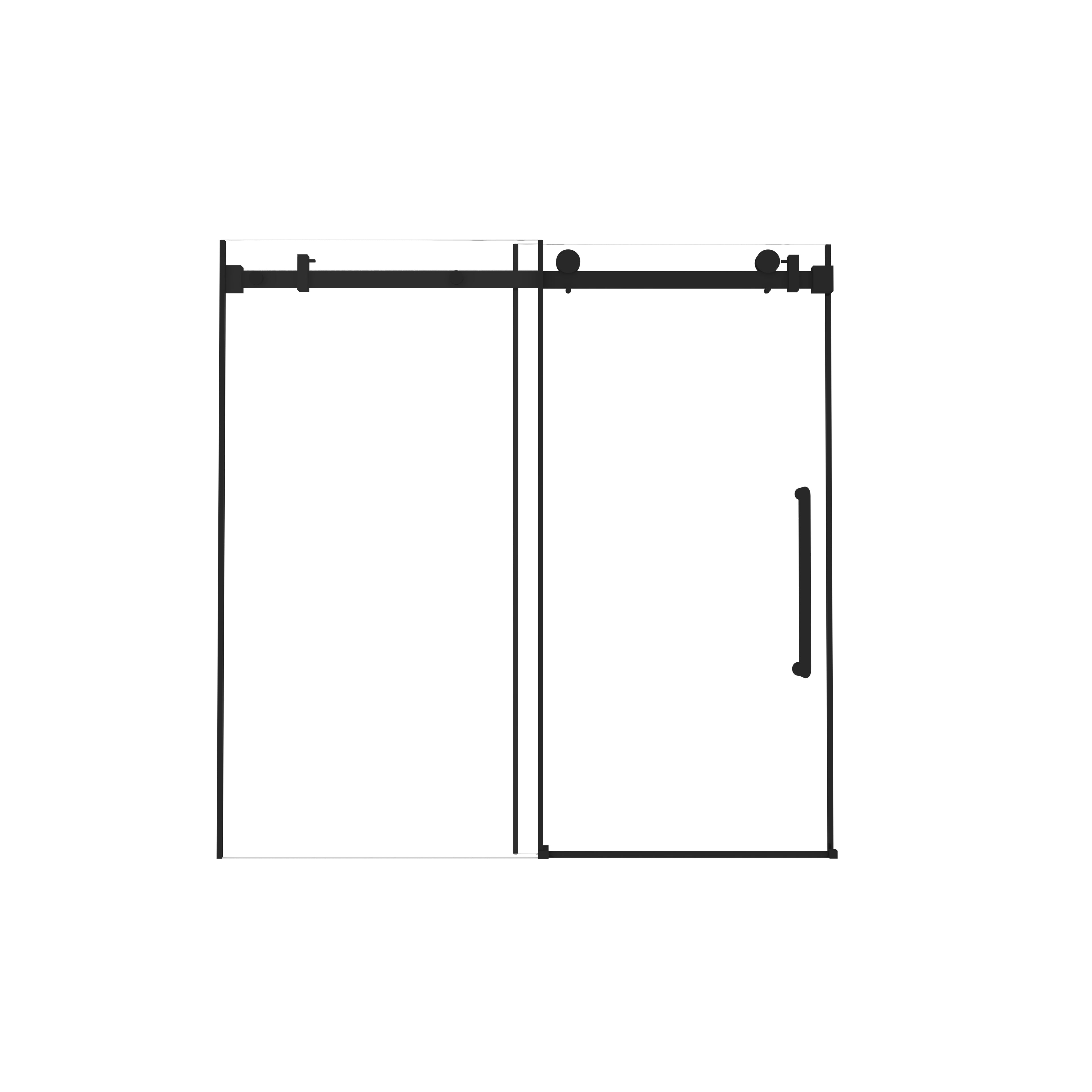 Frameless Single Sliding Shower Door