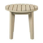Outdoor 16" Square Acacia Wood Side Table - Light