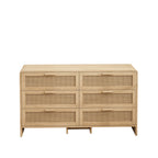 51.18'' Arc Shaped Corner Rattan Cabinet