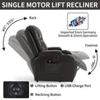 Infinite Position Power Lift Recliner Chair for Elderly