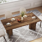 63” Farmhouse Dining Table for 4–6 People
