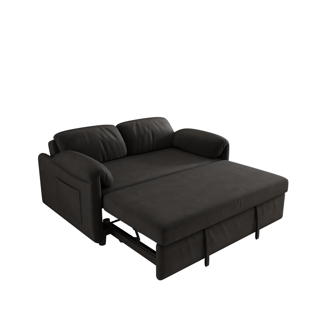 54-Inch Velvet Sofa Bed with Dual Purpose - Stylish & Functional