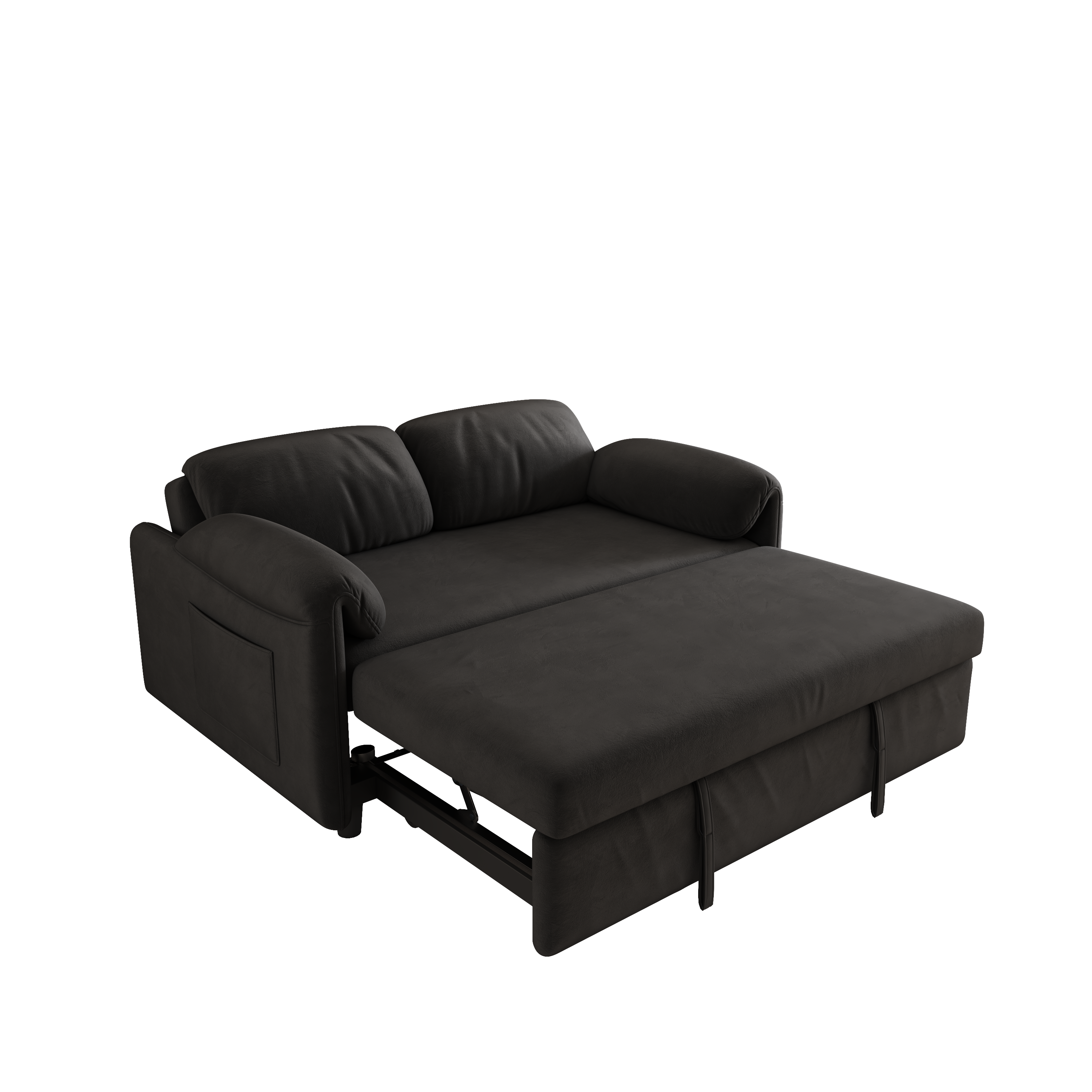 54-Inch Velvet Sofa Bed with Dual Purpose - Stylish & Functional