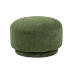 Fuji 15" Mushroom Footstool Ottoman, Moss