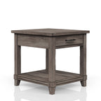 End Table with Storage Drawer & USB Ports