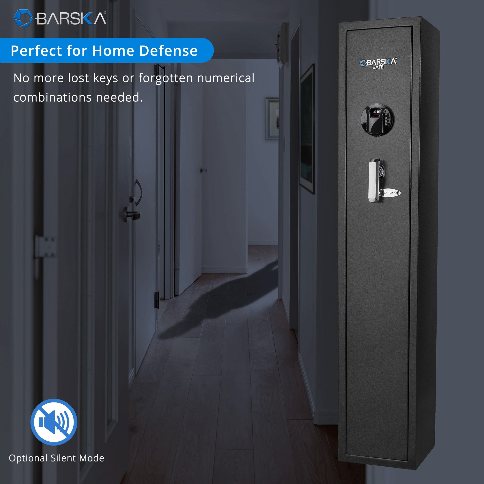 1.83 CU FT Biometric Keypad Rifle Safe