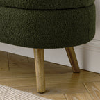 Ottoman Oval Storage Bench