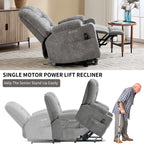 Power Lift Recliner Chair with Massage and Heat