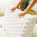 White Turtle Velvet Versatile Sofa