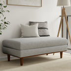 Morrison Large Rectangular Ottoman in Mist