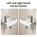 Wall-Mounted Ceramic Bathroom Sink