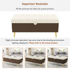 Modern Storage Ottoman Bench
