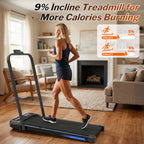 3 In 1 Under Desk Treadmill with Incline
