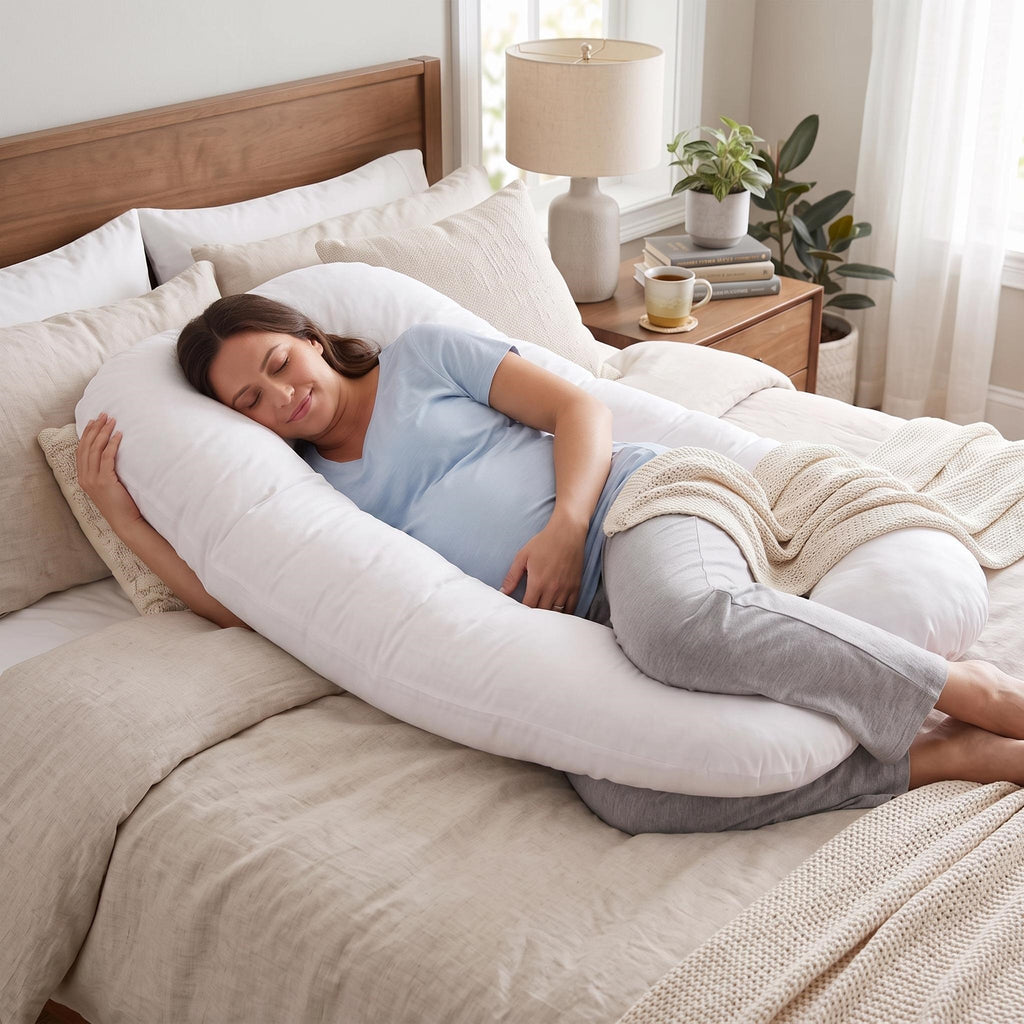 U-Shape Pregnancy Body Pillow, 100% Premium