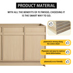 48" Freestanding Bathroom Vanity