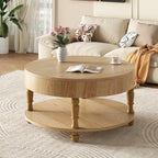 Coffee Table with Dual Storage for Living Room