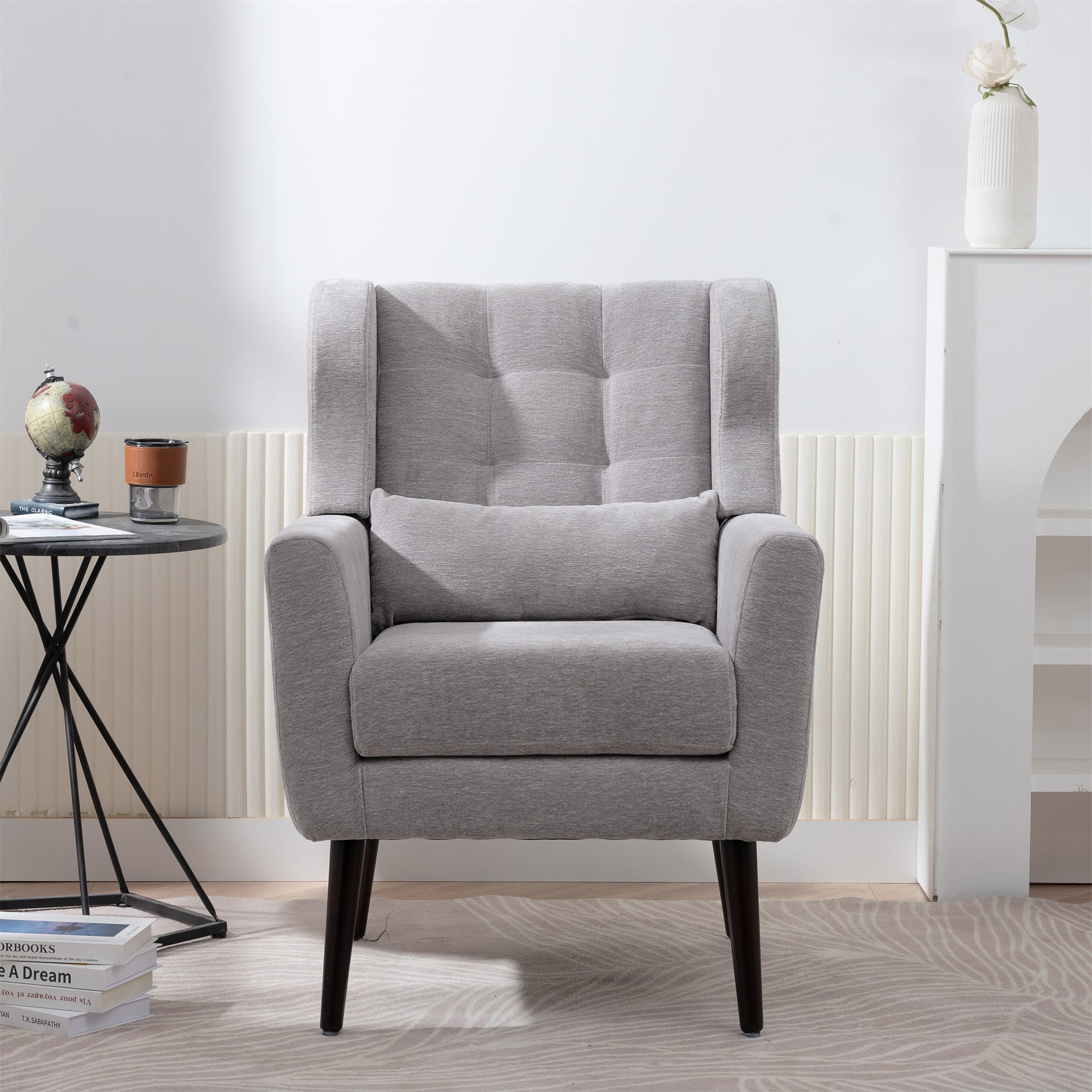 Modern Chenille Accent Chair