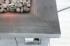 Fiber Reinforced Concrete Propane/Natural Gas Fire Pit Table