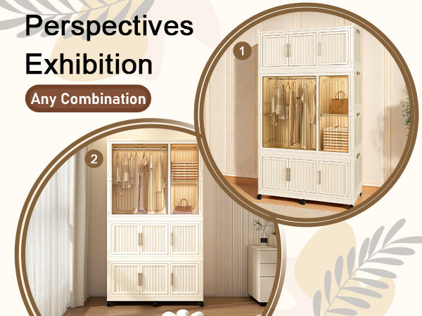 Portable Wardrobe Closet Storage Organizer