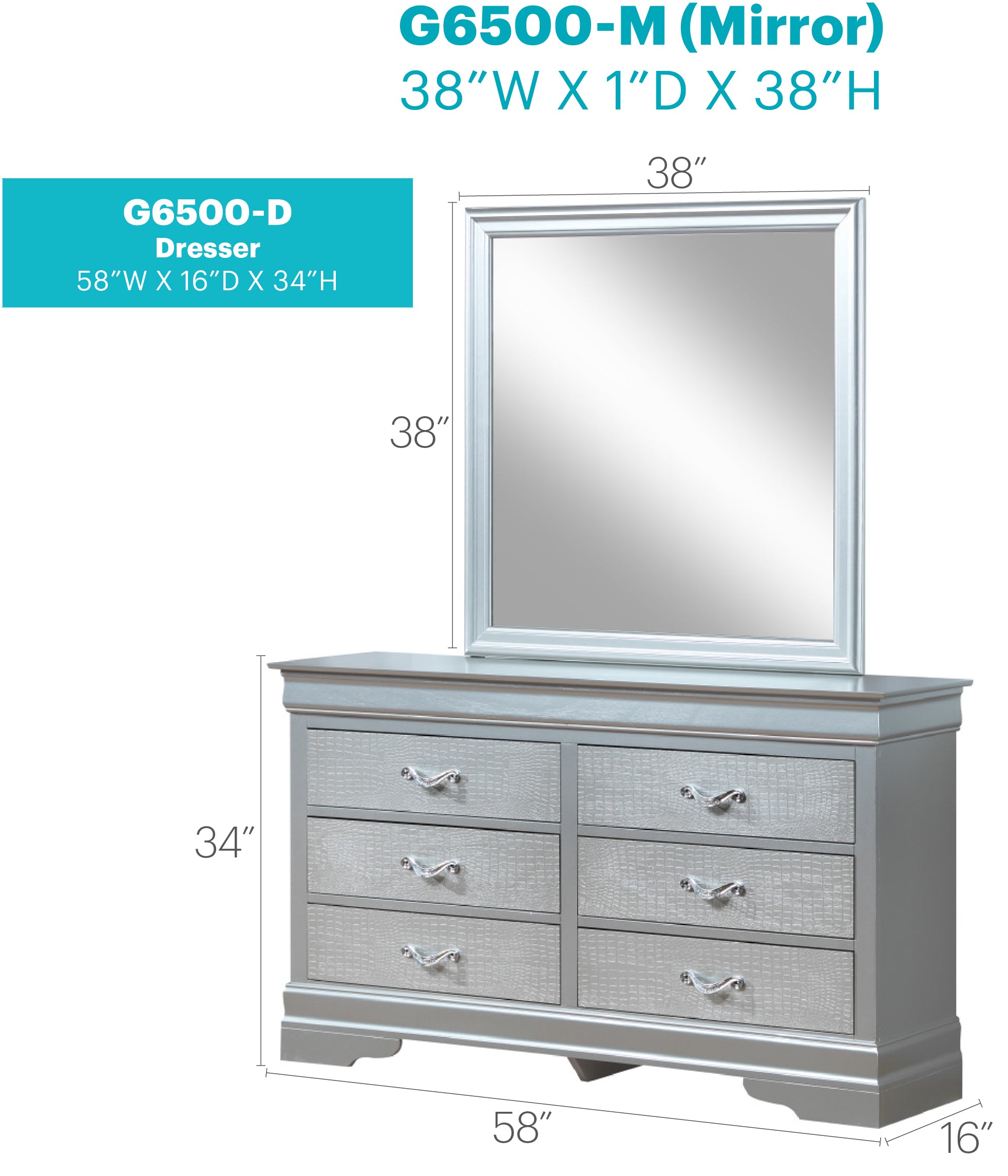 Lorana G6500-D Dresser