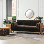 Knox 84" Modern Farmhouse Sofa, Deep