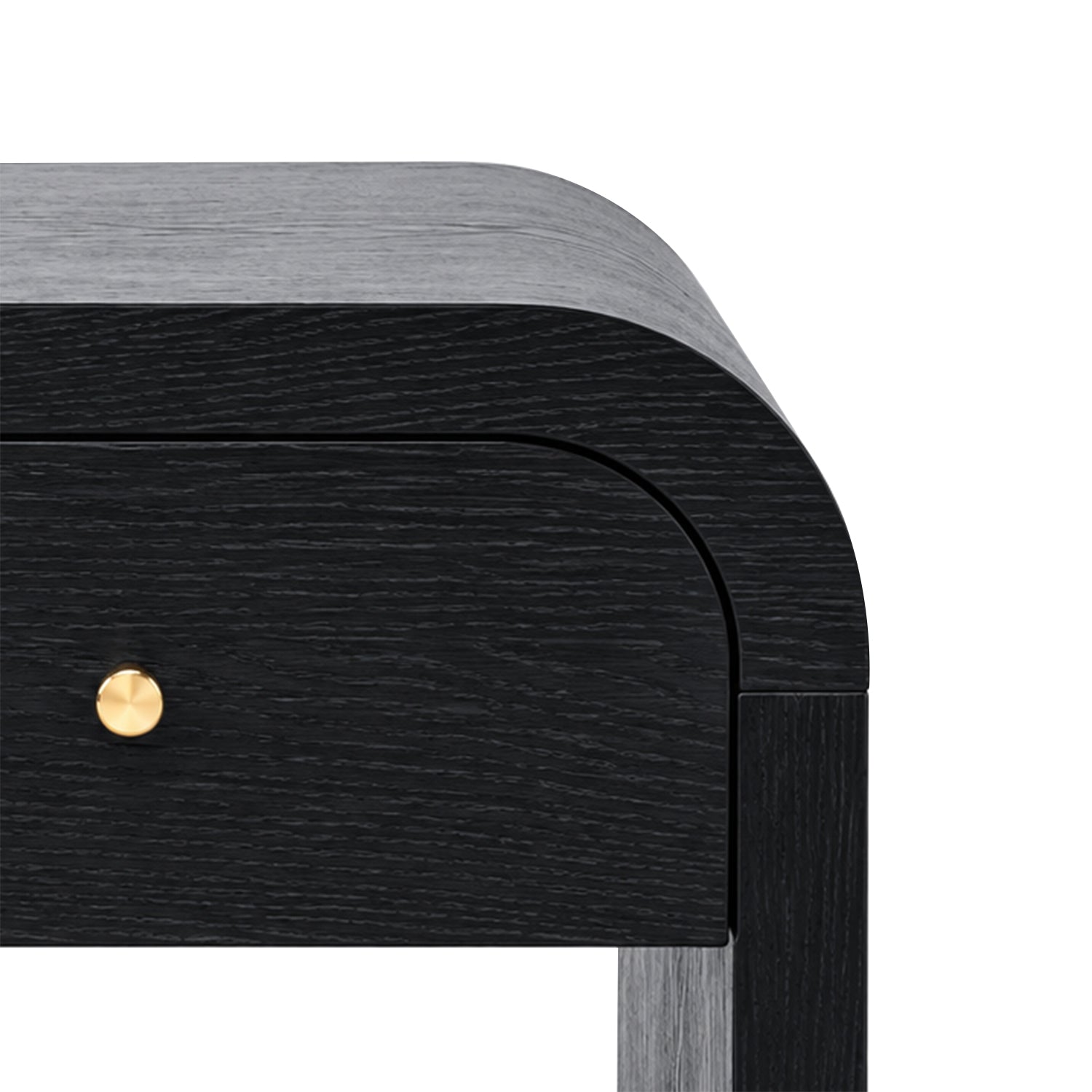 Curved Bedside Side Table