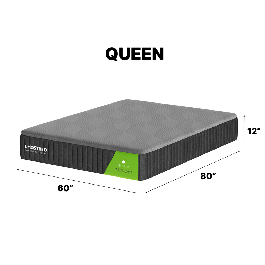 GhostBed 3D Matrix 12" Queen Hybrid Mattress