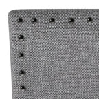 Gray Upholstered Barstools, Set of 2