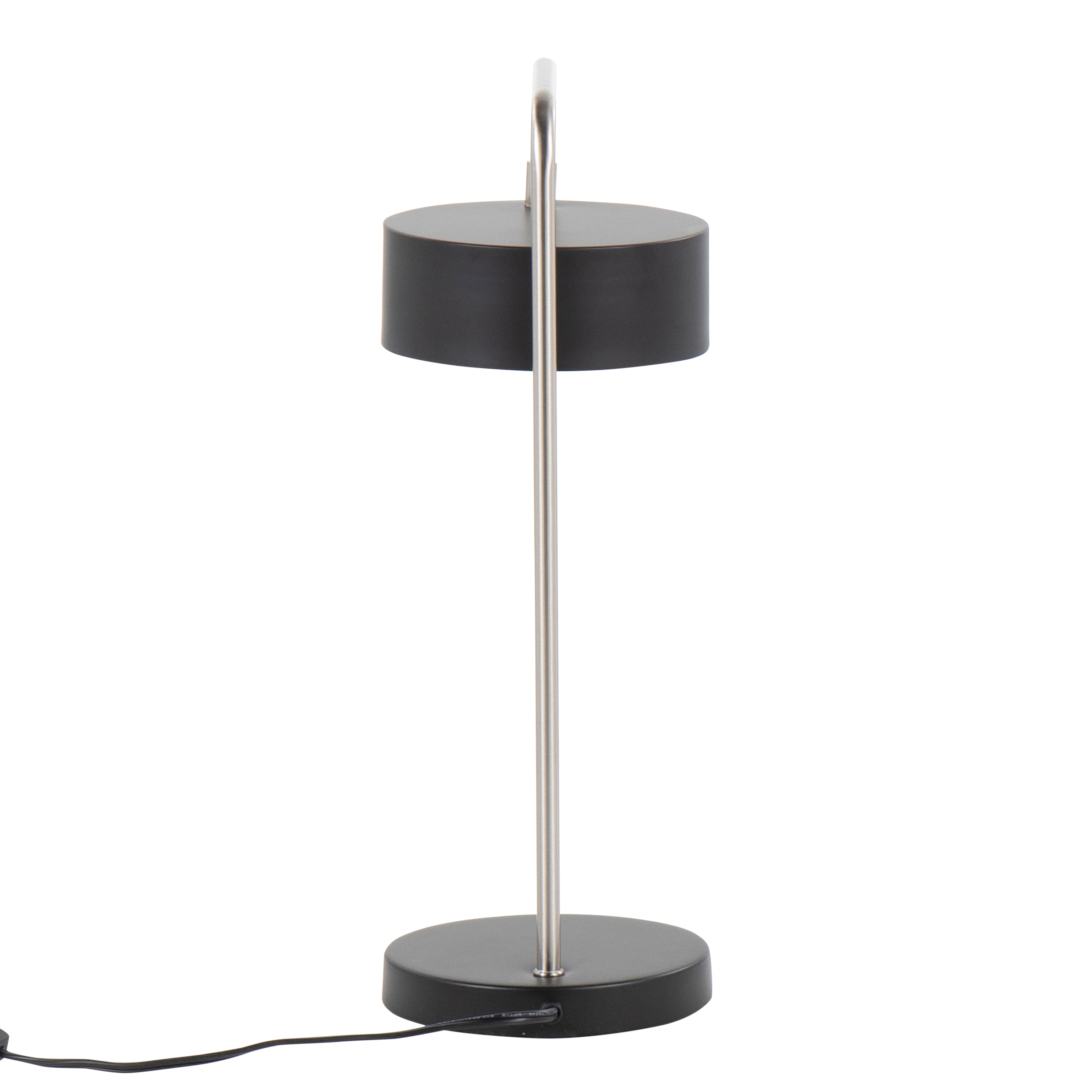 Contemporary Table Lamp in Nickel