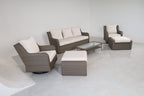 Luxury Rattan Patio Conversation Set