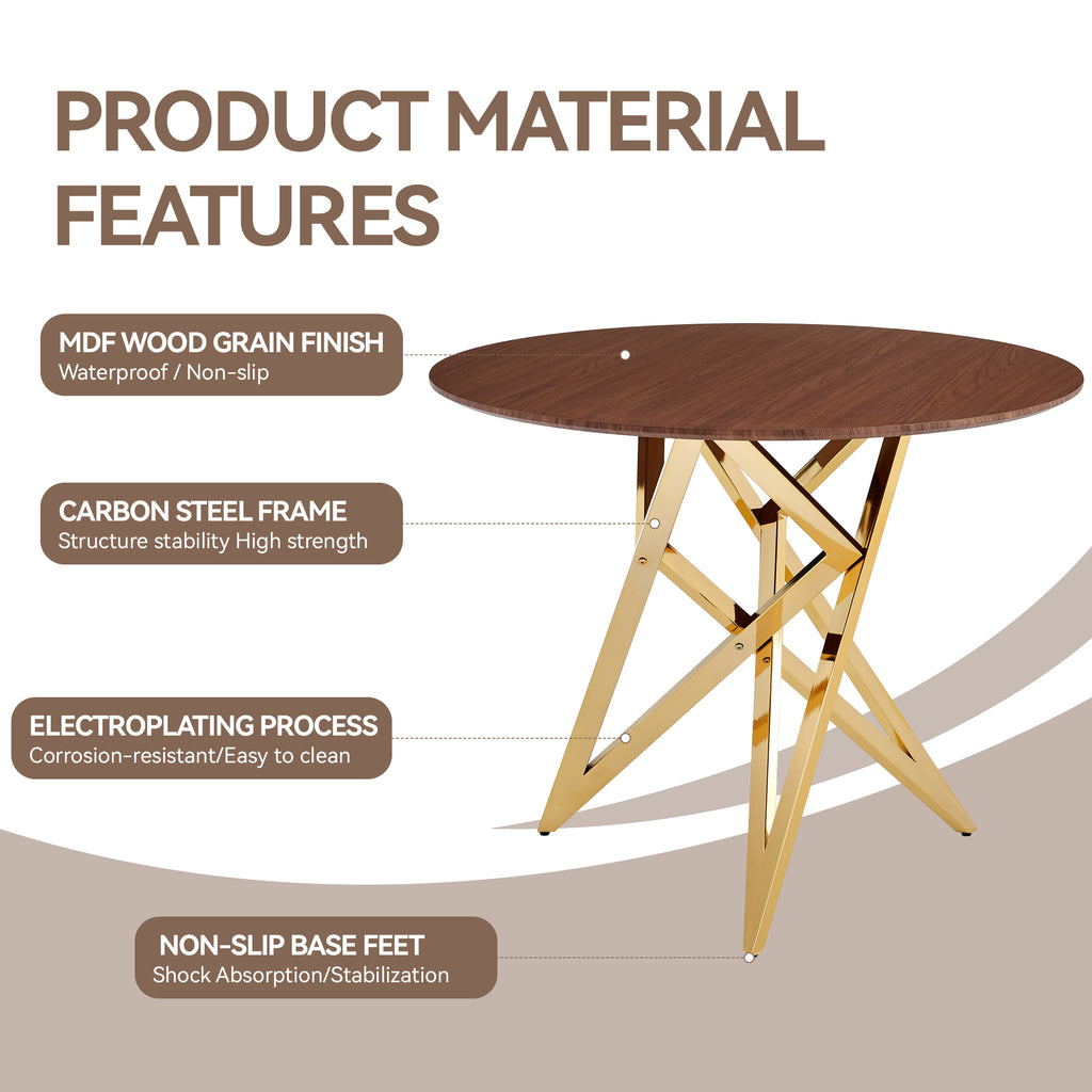 37-Inch Round Dining Table