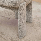 22.05" Wide Modern Upholstered Chenille Dining Chair Set of 2