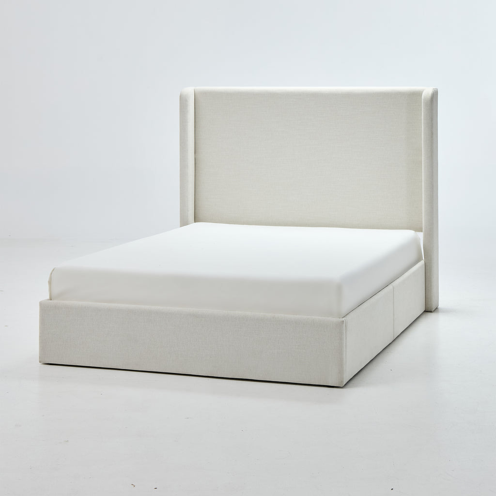 Carmen Upholstered Wingback Bed