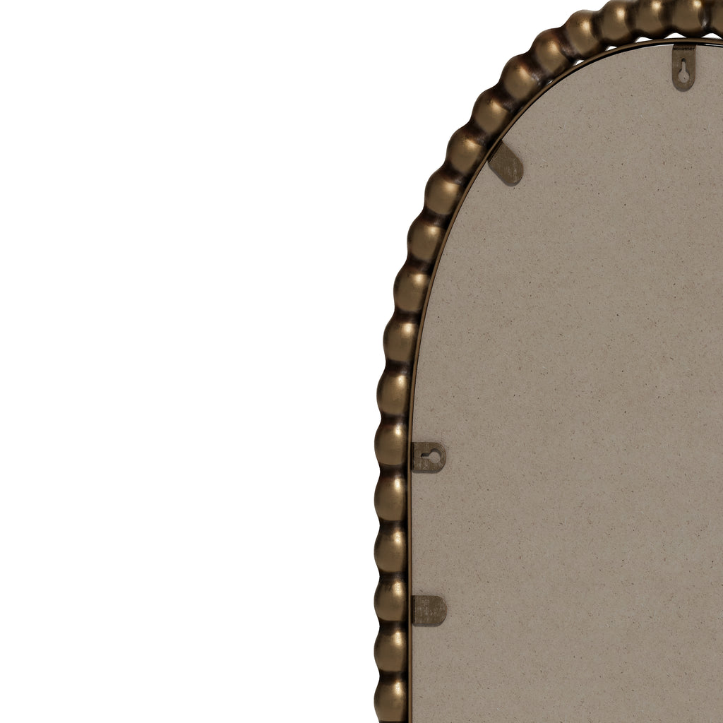 Iron Art Oval Retro Mirror, Antique Effect