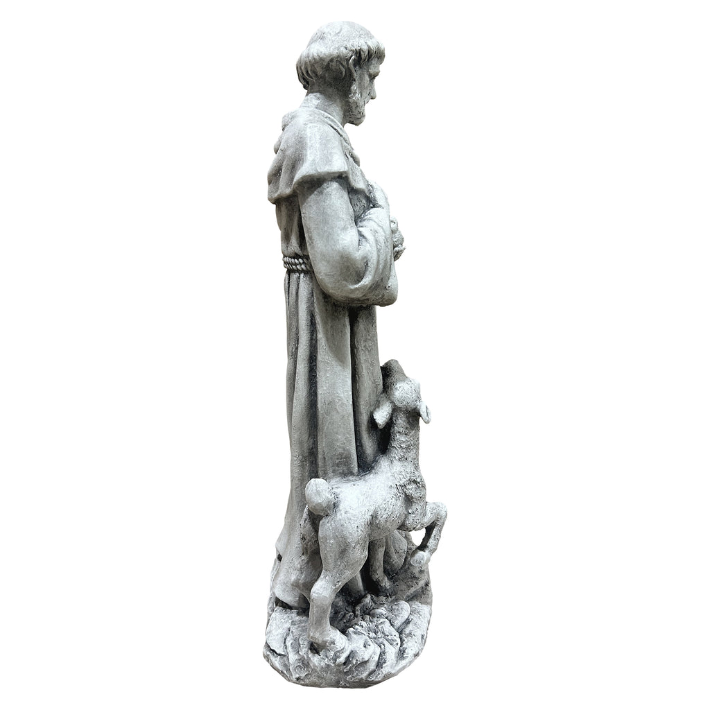 Magnesium Oxide Saint Statue With Lamb