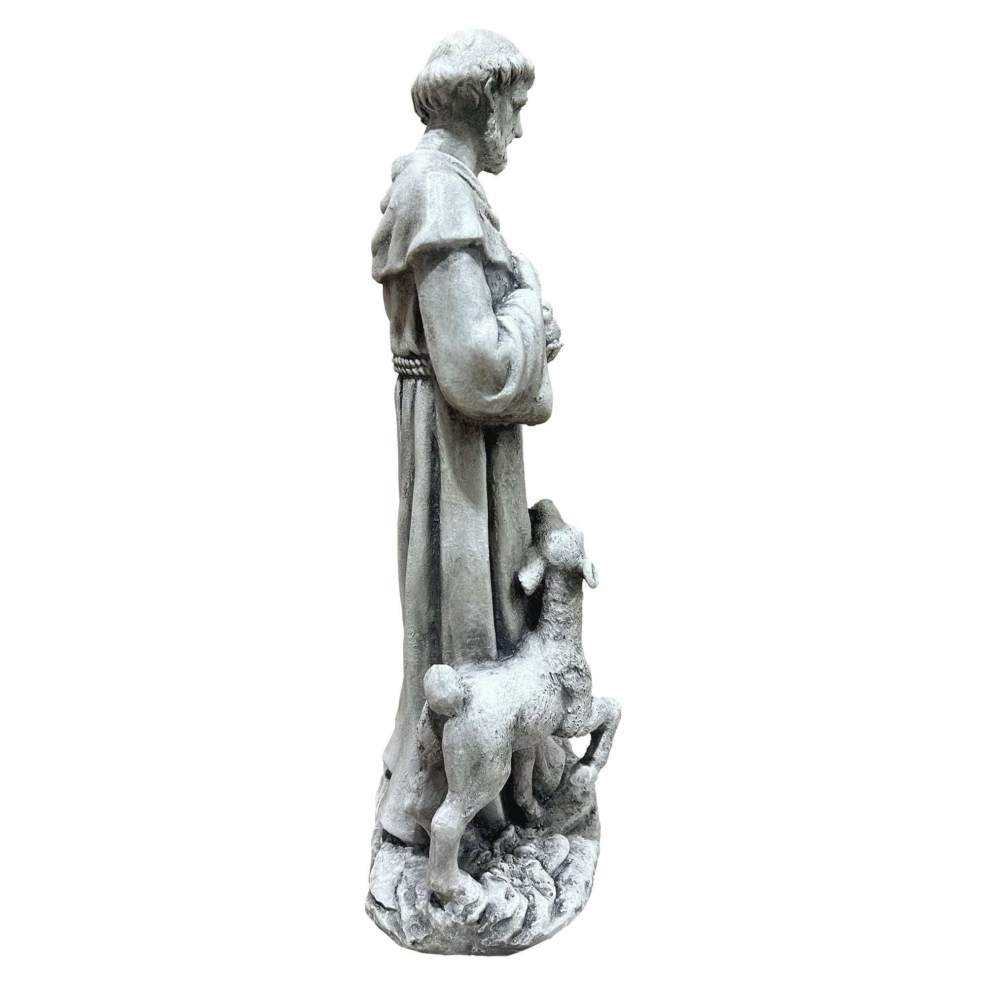 Magnesium Oxide Saint Statue With Lamb
