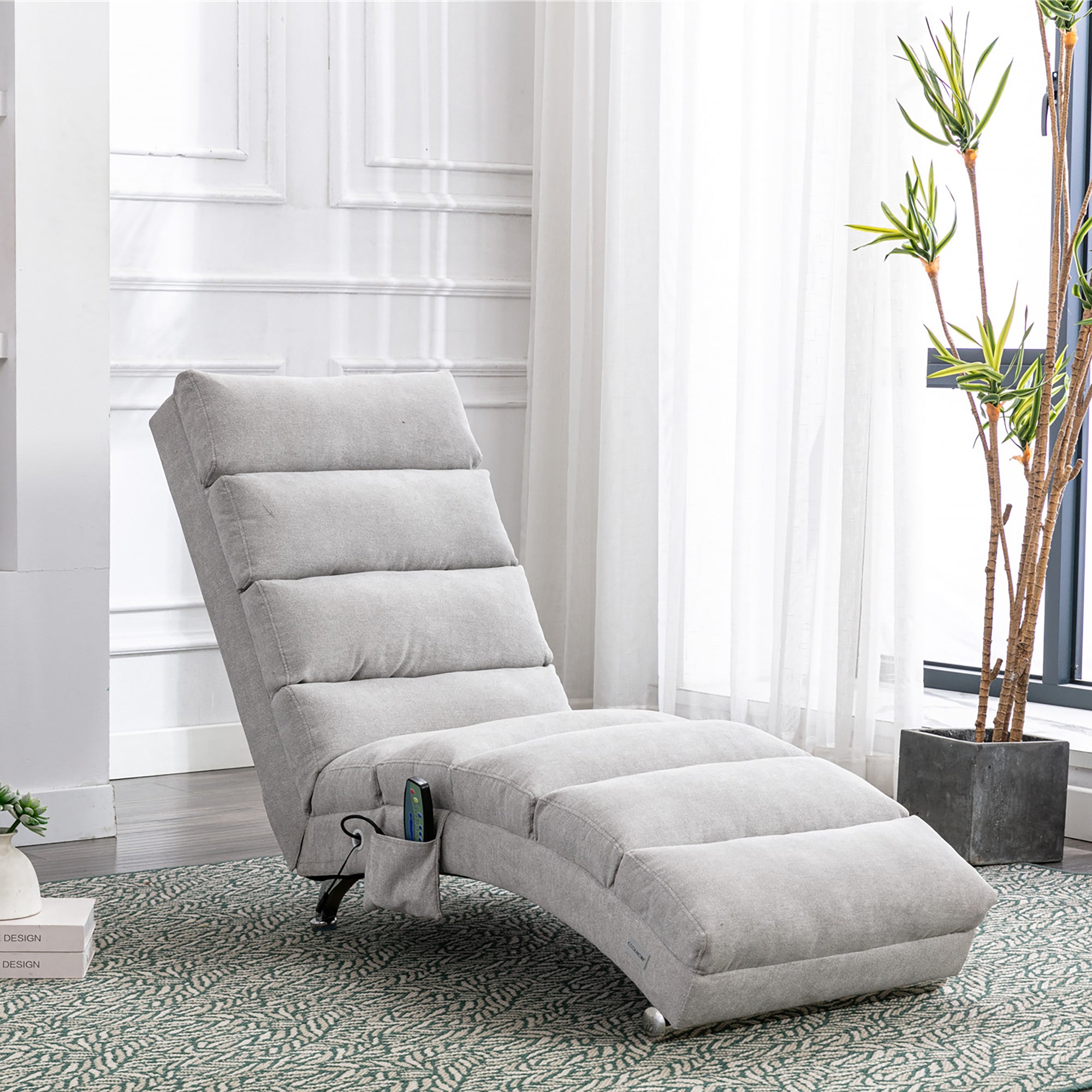 Coolmore Luxury Upholstered Chaise Lounge Chair