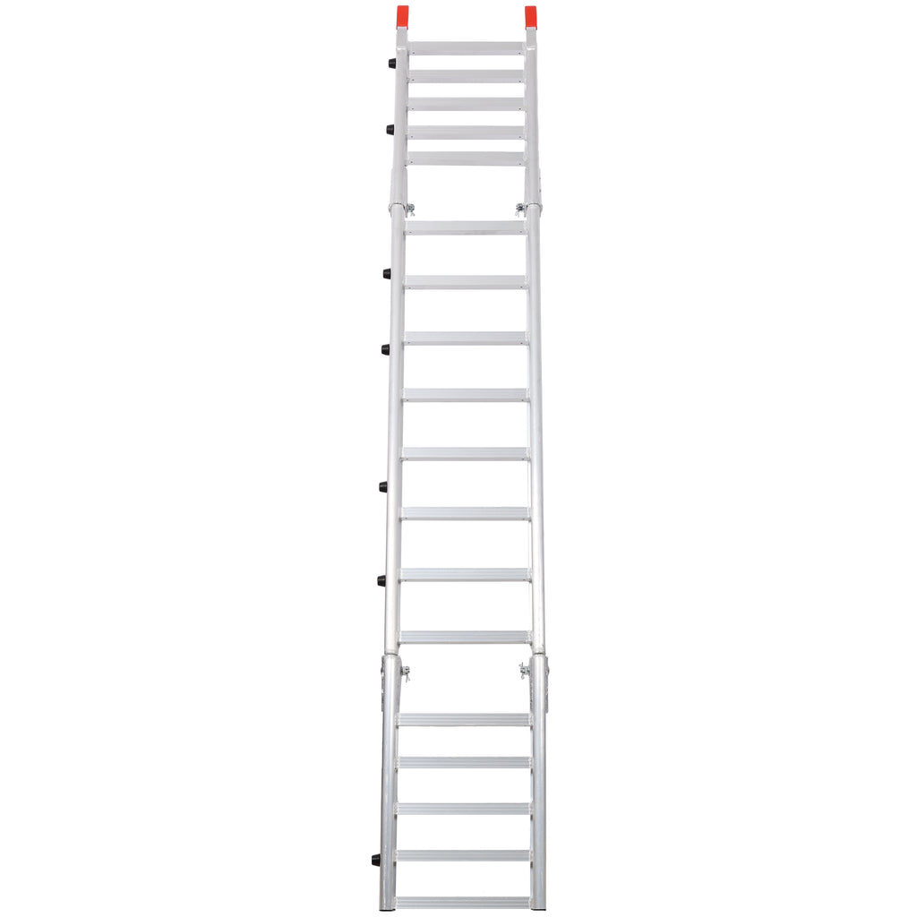 Aluminum Ramp 1,400 LBS/Pair, For Motorcycle/Lawn Mower/ATV Ramp