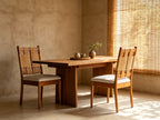 2-Piece Paper Rope Dining Chairs Set