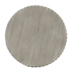 Outdoor MGO Concrete Hourglass Side Table with Spiral Pattern