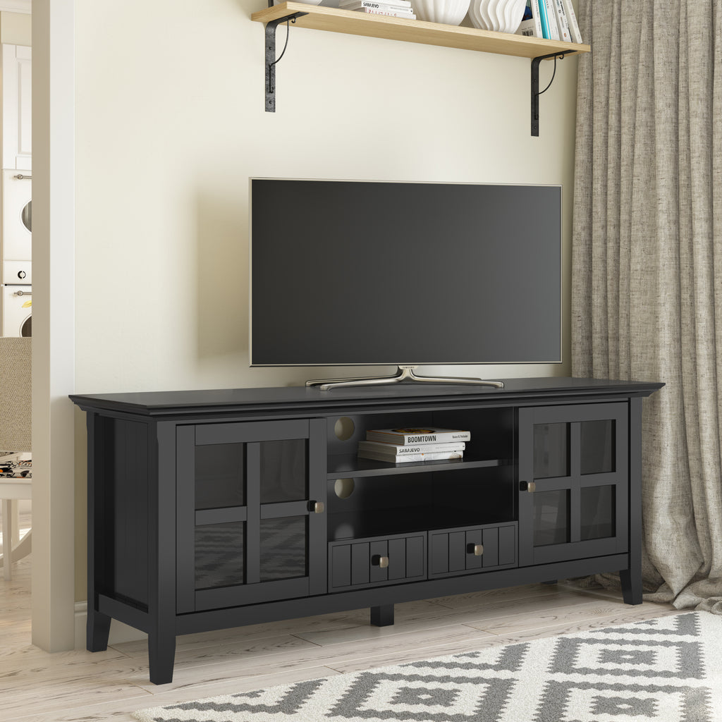 Acadian 60 Inch Wide Solid Wood TV Stand