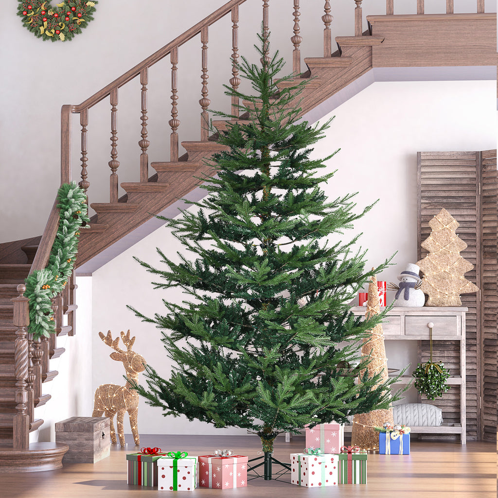 HOMCOM 7.5 Foot Artificial Christmas Tree
