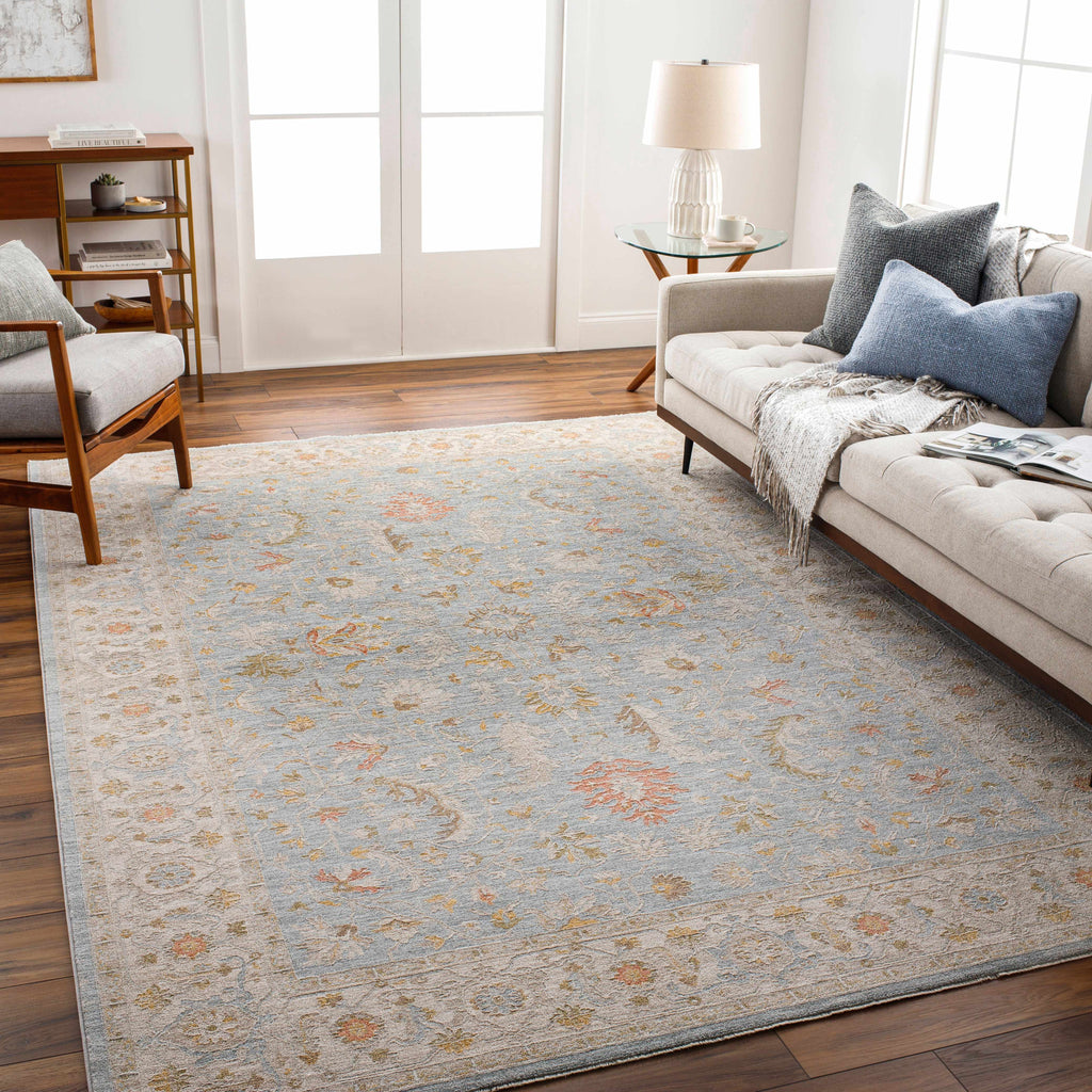 Edie Taupe Thick Luxe Oushak Rug