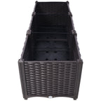 Deep Raised Garden Bed Plastic Planter Boxes