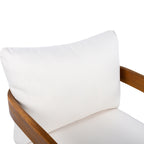Set of 2 Premium Acacia Wood Outdoor Club Chair