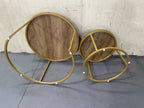 27.6in Nesting Coffee Table Set of 2