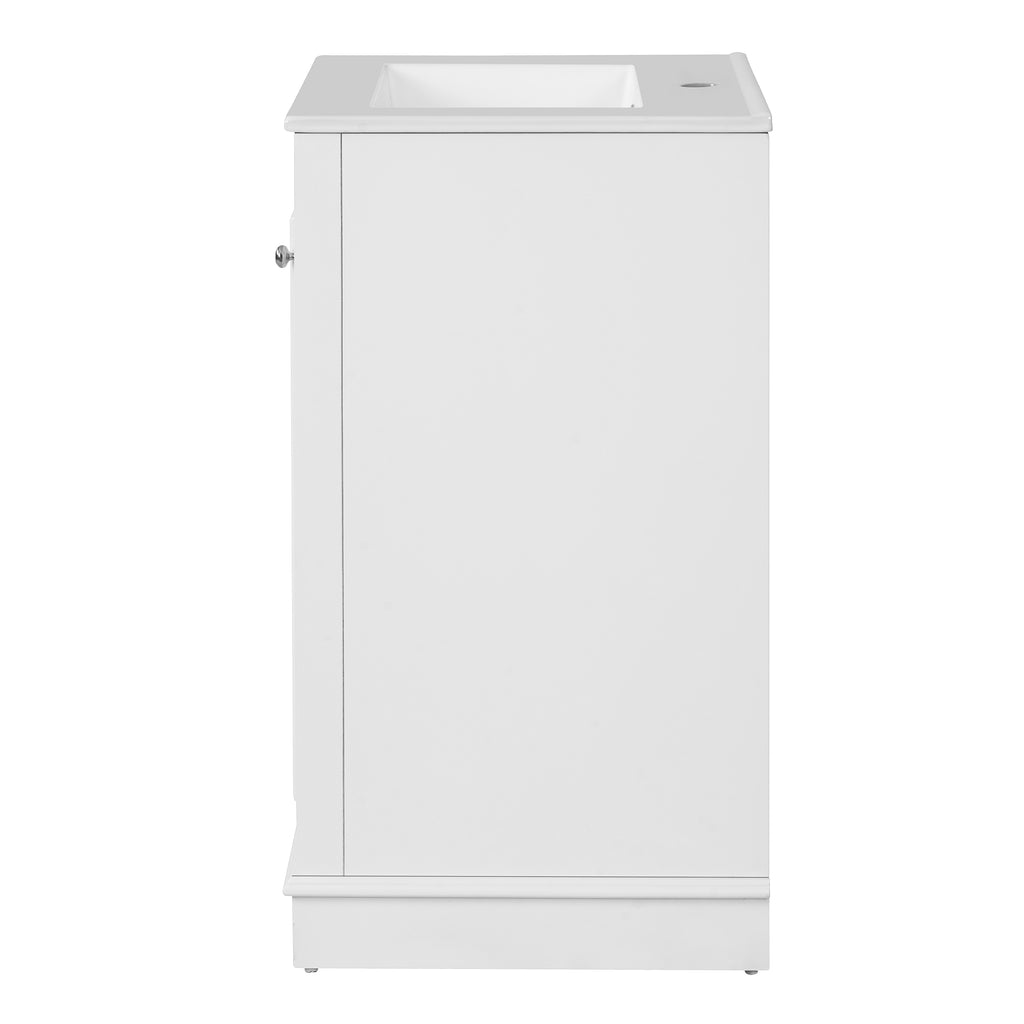 20-Inch Bathroom Vanity with Ceramic Sink