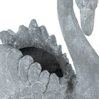 16.5x9x15.5" Mgo Swan Planter