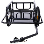 Foldable Bike Cargo Trailer with Universal Bike Hitch