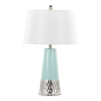 Penelope 22" Contemporary Ceramic Table Lamp with Tiffany